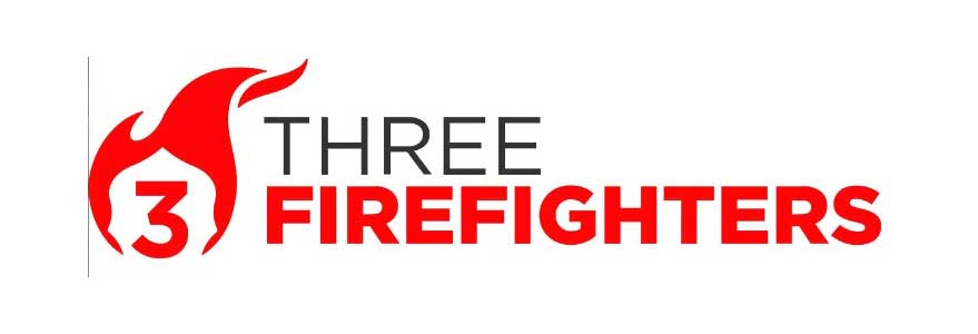 three firefighters